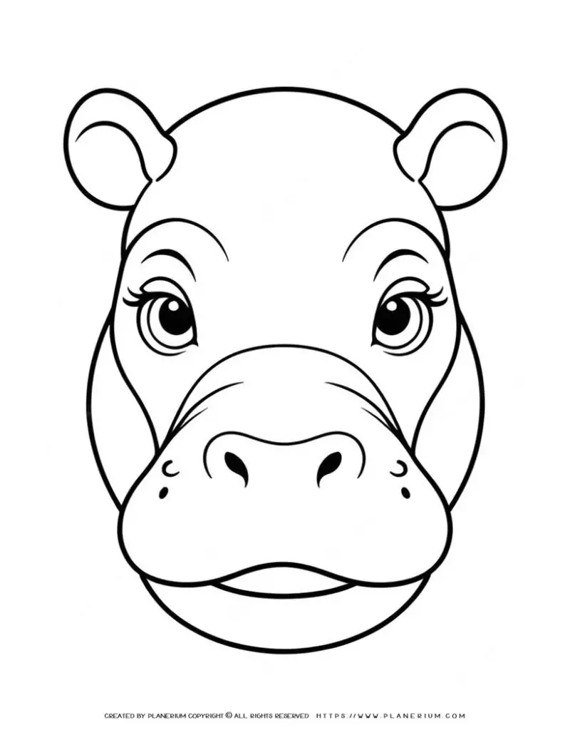 104-hippo-portrait-outline-front-view-simple-coloring-page