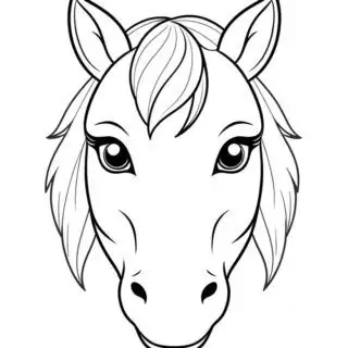 58-horse-face-front-view-coloring-page-for-kids