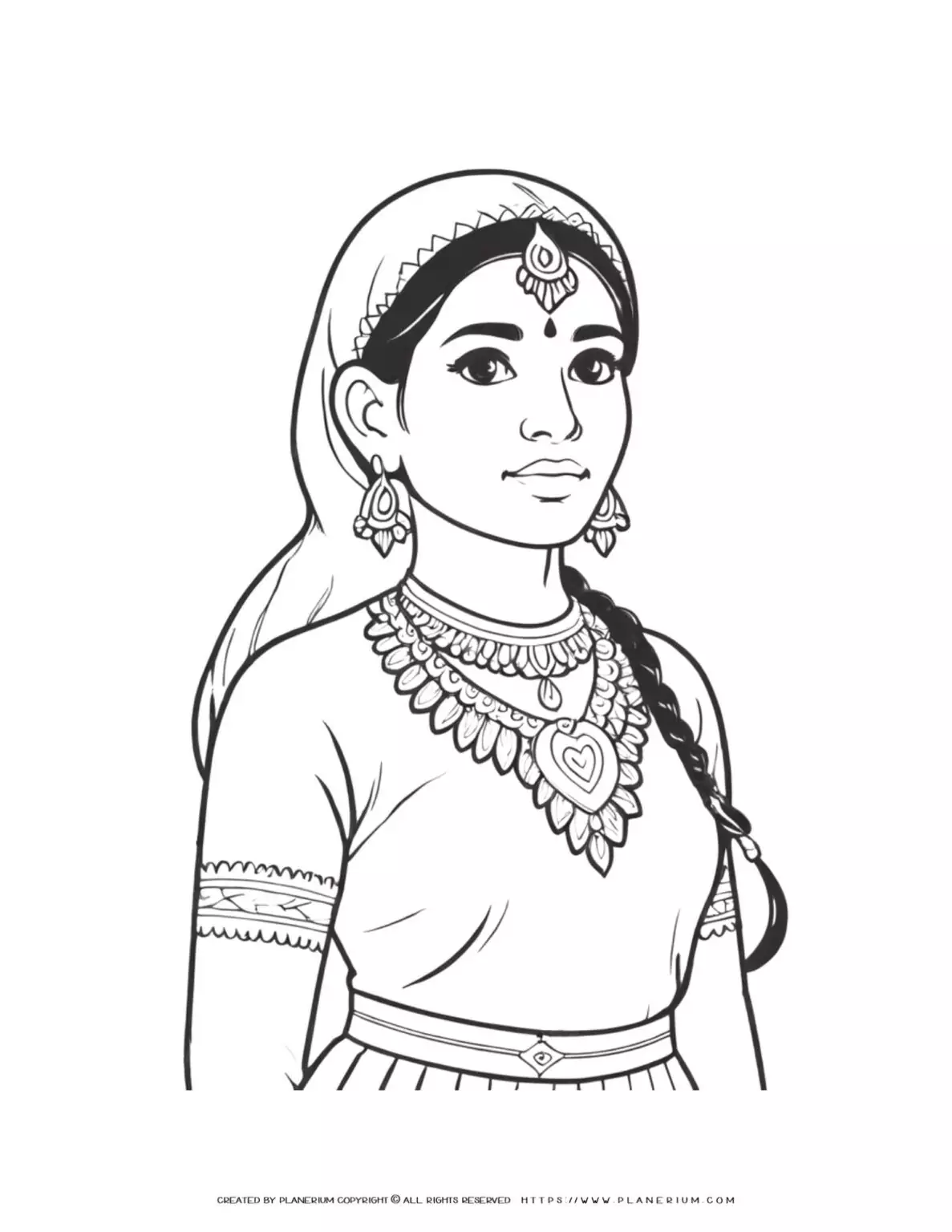 indian-woman-portrait-with-traditional-clothes-detailed-coloring-page