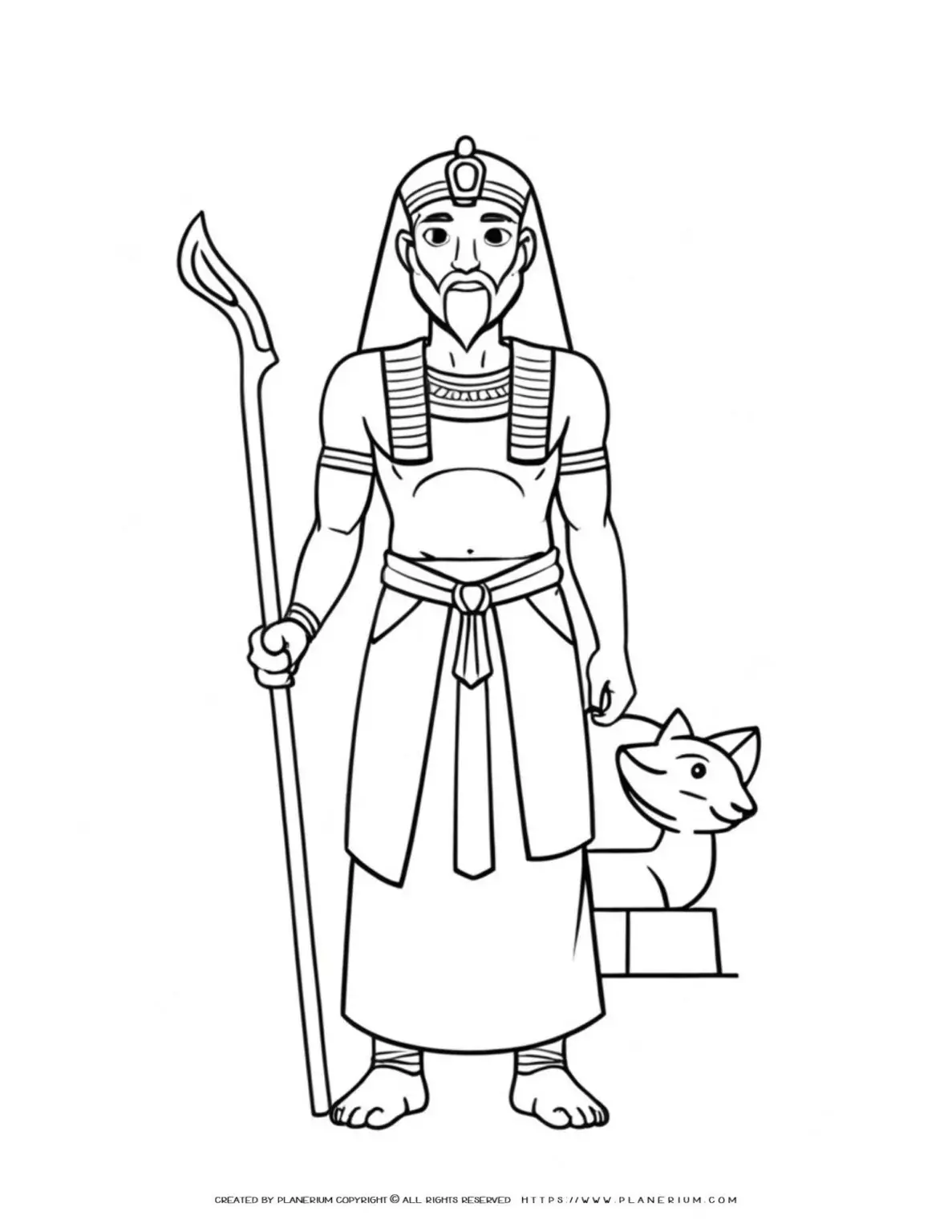 74-moses-standing-in-pharaoh-palace-in-egypt-coloring-page-for-kids