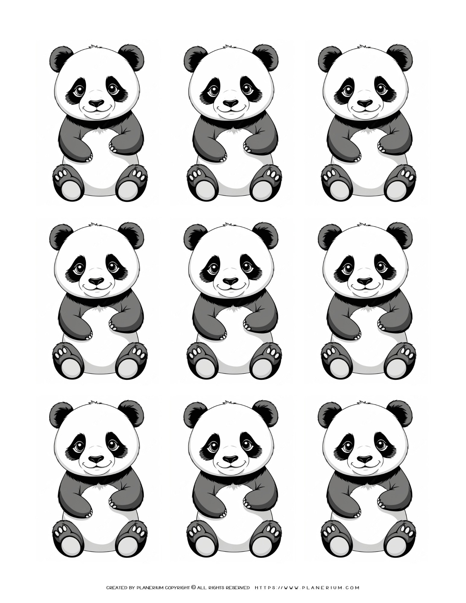 Cute Panda Design Templates: Bring Charm and Playfulness to Your Projects