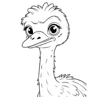 ostrich-portrait-outline-comic-style-coloring-page-for-kids