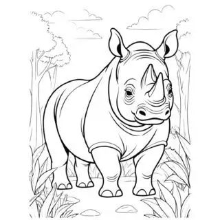 rhinoceros-wild-animal-coloring-page