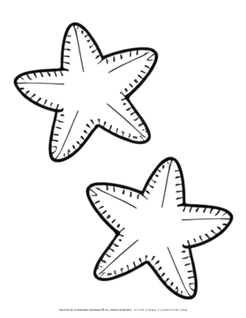 Two-starfish-coloring-page-illustration