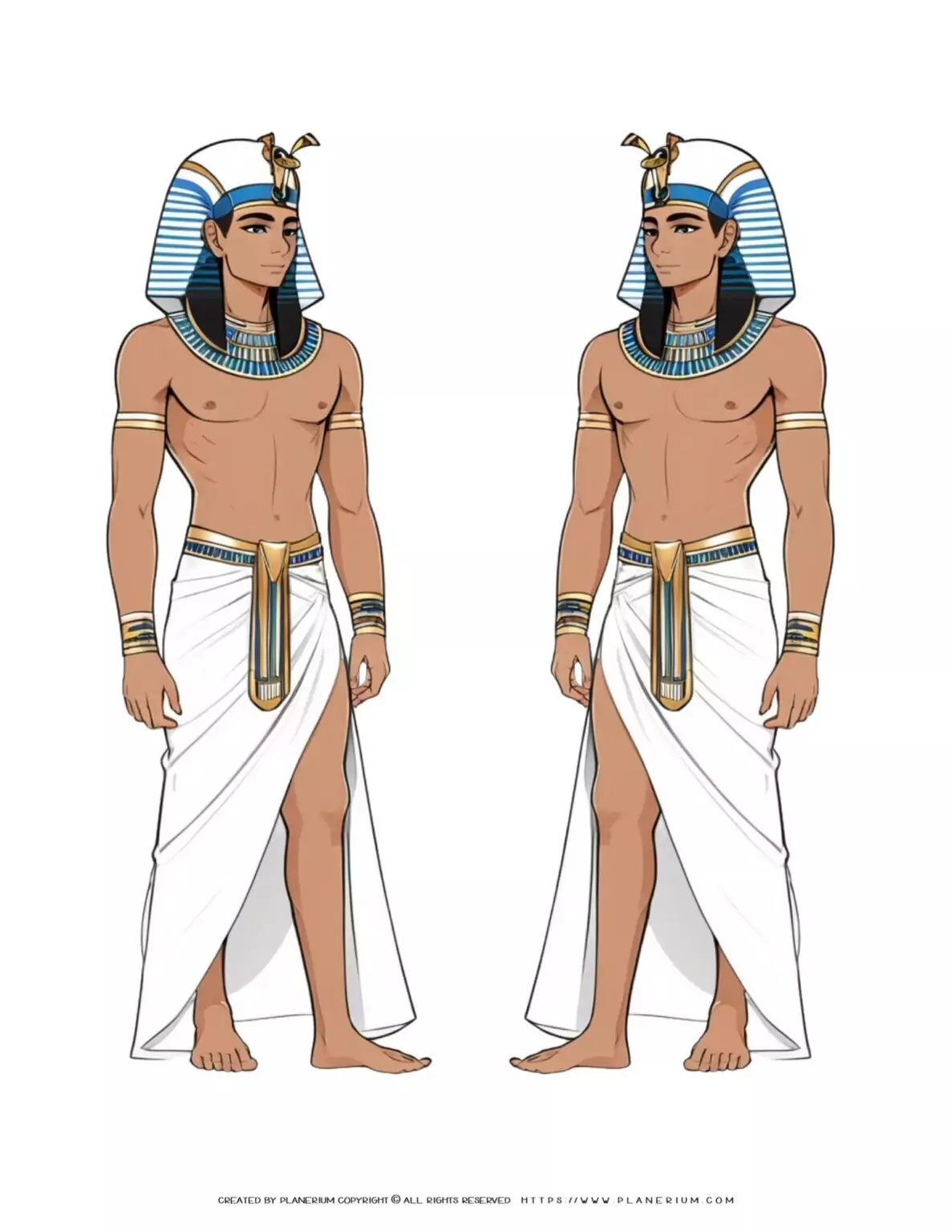 85-two-colorful-illustrations-young-moses-in-opposite-sides