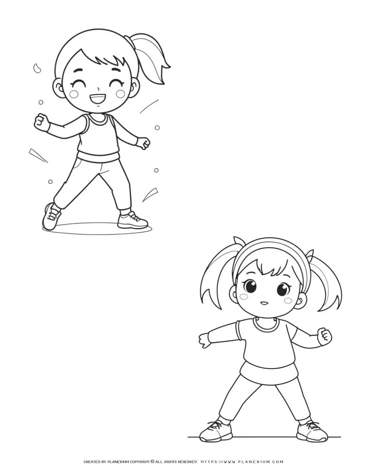 two-girls-outlines-girl-dancing-and-girl-doing-exercise