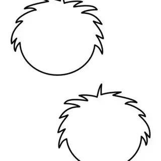139-two-head-outlines-with-hair-template