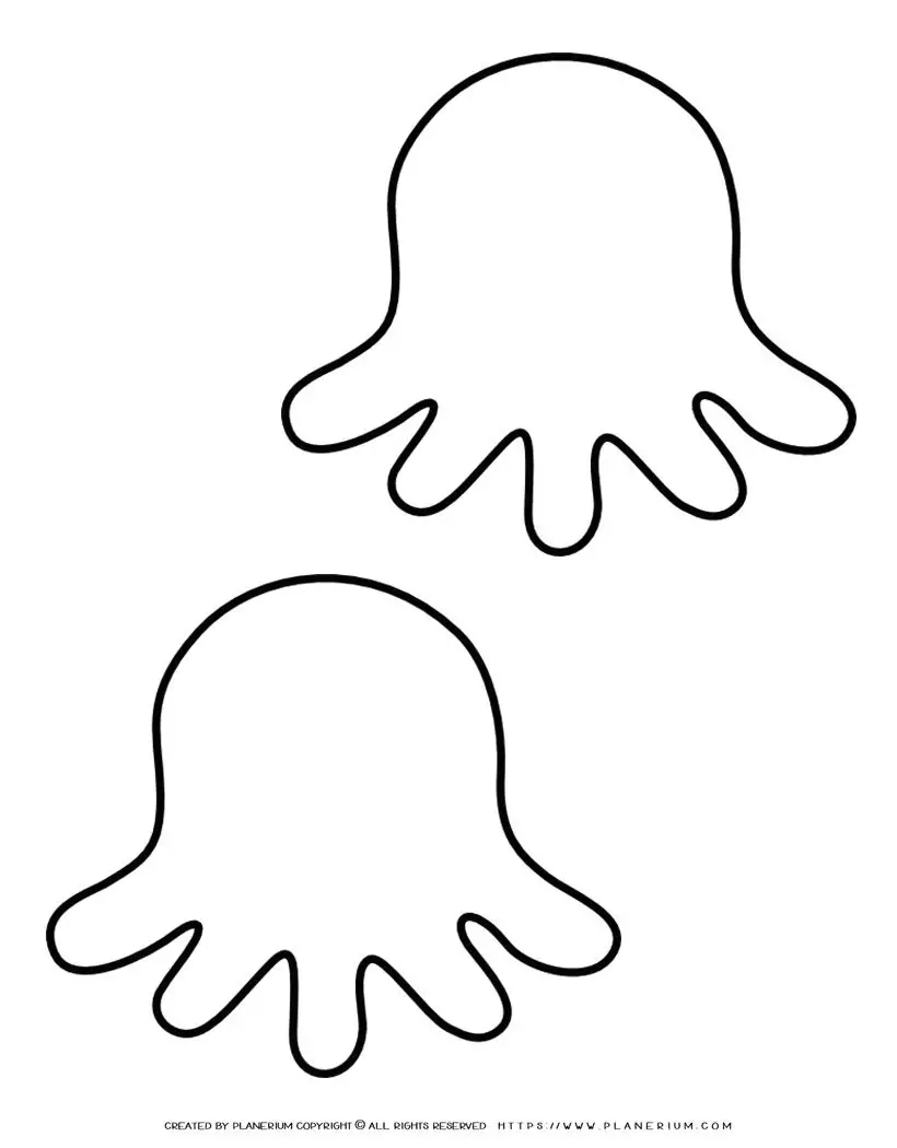 two-jellyfish-outlines-template