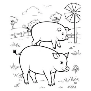 two-pigs-farm-animals-coloring-page-for-kids