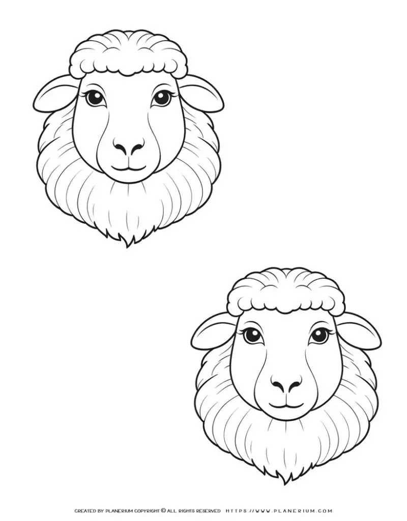 two-sheep-face-outlines-coloring-page