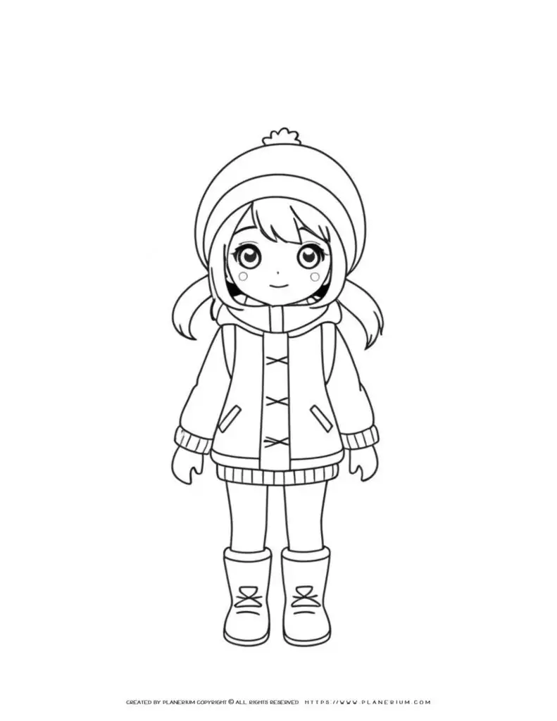 winter-girl-anime-style-coloring-page-for-kids