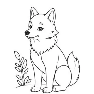 wolf-outline-side-view-animal-coloring-page-for-kids