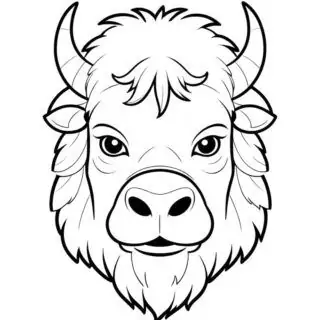 yak-head-front-view-animal-coloring-page-for-kids