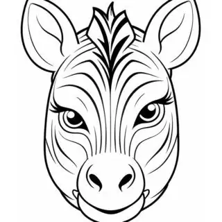 zebra-head-outline-front-view-coloring-page-for-kids