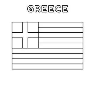 Greek flag coloring page for kids to learn about Greece's
national symbol. Perfect for educational activities and cultural lessons.