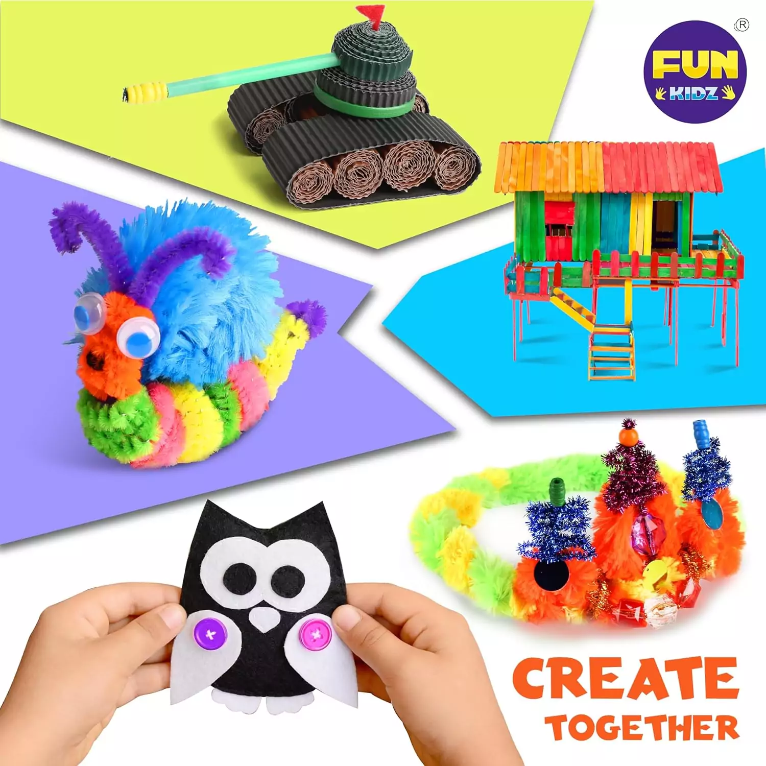 Colorful 3-Layer Jumbo Crafts Supply Chest for Classroom, featuring 1600 essential items for efficient and organized crafting sessions.