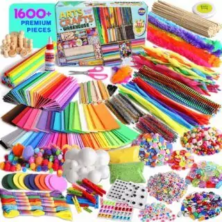 Jumbo 3-Layer Craft Supply Chest: 1600+ Essential Items for Classroom Organization and Creative Arts Projects