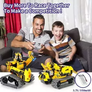 STEM Robotics Kit: 5-in-1 educational engineering toy with 452 blocks and remote control. Ideal for educators to enhance learning.