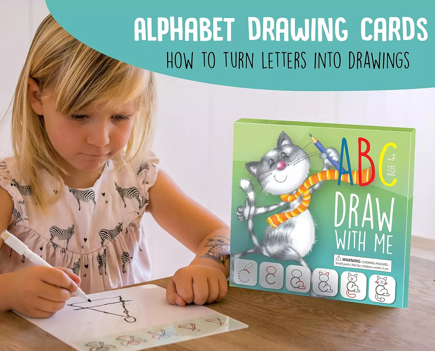 ABC Handwriting Tracing Toys Set is a Creative Learning Kit ideal for educators, a fun birthday gift, and perfect for classroom activities.