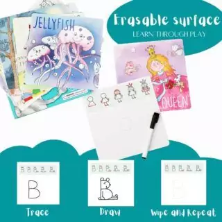 ABC Handwriting Tracing Toys Set: An Educational and Creative Learning Kit for Teachers. Ideal as a Unique Birthday Gift Idea for Kids.