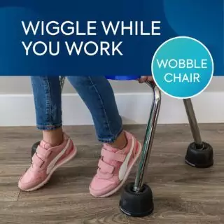 Enhance focus and engagement with the Bouncyband Wobble Feet Chair Converter, a dynamic learning tool designed for active classroom environments.