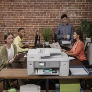 Brother MFC-J6555DW Inkvestment Tank: Teacher-recommended color inkjet printer with a one-year ink supply. Ideal for efficient, high-quality printing.