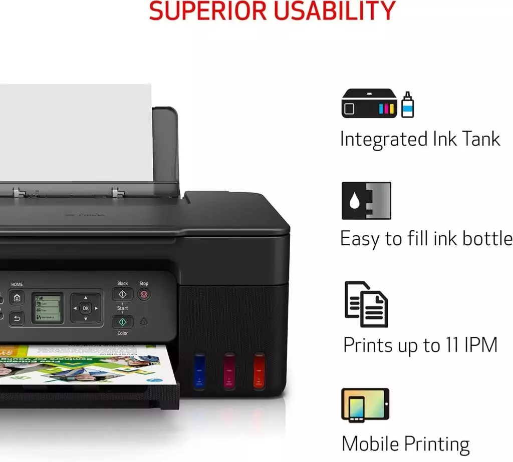 Canon Megatank G3270 Wireless Inkjet Printer is ideal for home educators, offering easy setup for printing, scanning, and copying needs.