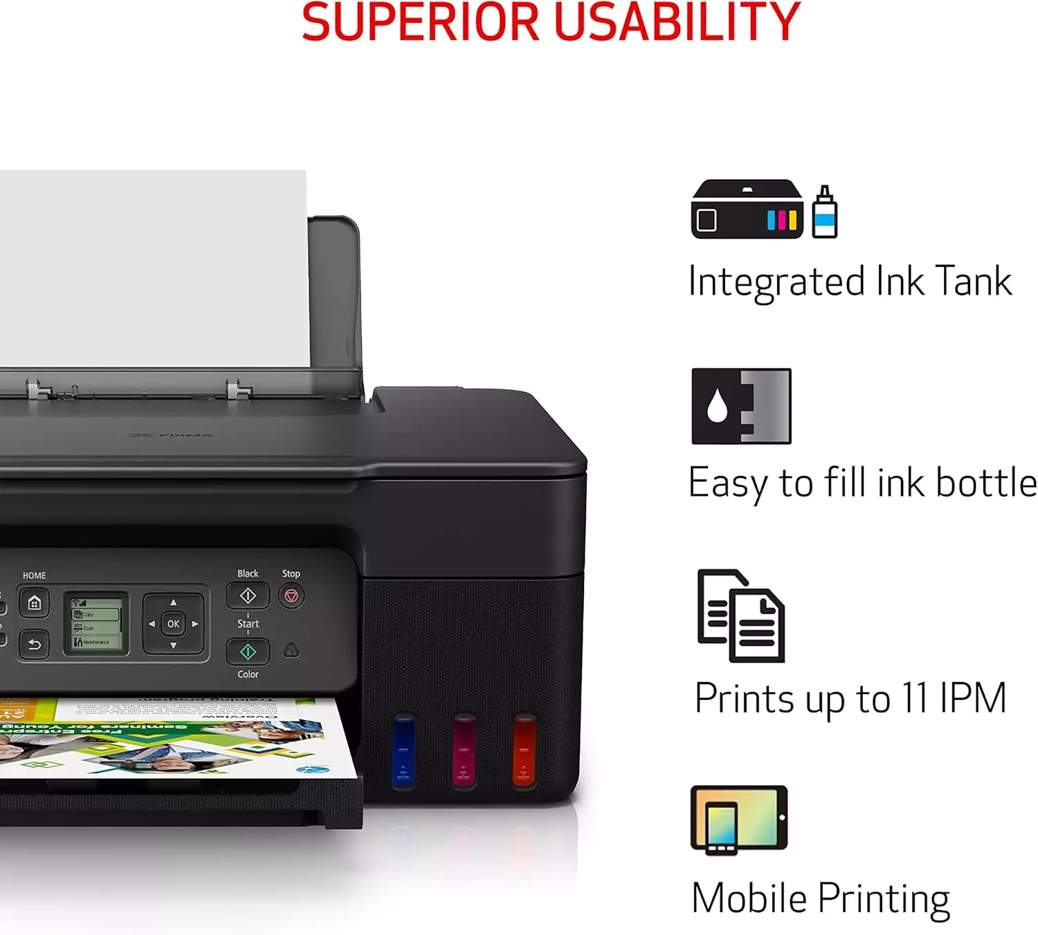 Canon Megatank G3270 Wireless Inkjet Printer is ideal for home educators, offering easy setup for printing, scanning, and copying needs.