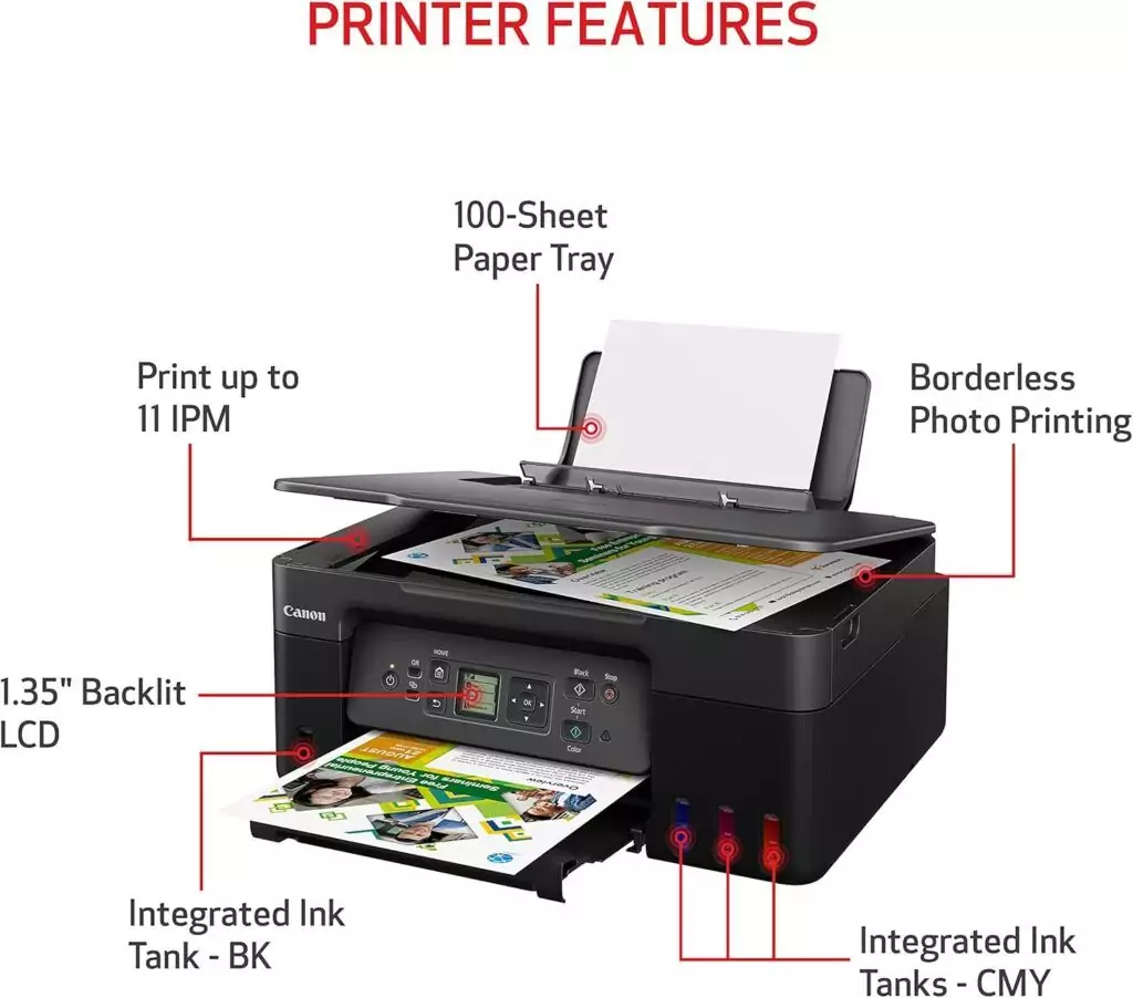 Canon Megatank G3270 Wireless Inkjet Printer: Ideal for home educators seeking efficient printing, scanning, and copying solutions.