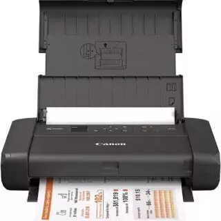 Canon Pixma TR150 Wireless Mobile Printer: Ideal Portable Printing Solution for Educators, Ensuring High-Quality Prints Anytime, Anywhere.