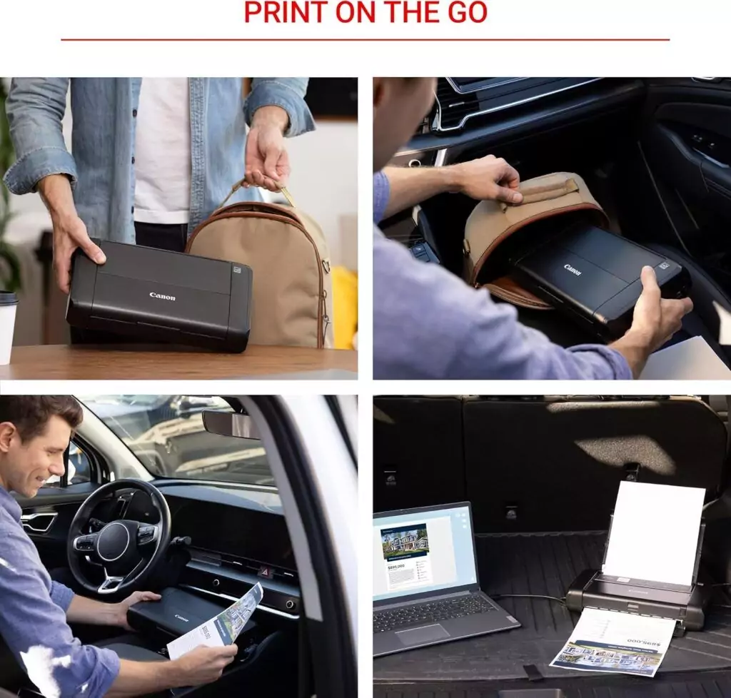 Canon Pixma Tr150 Wireless Mobile Printer: Ideal for educators, offering portable printing solutions with wireless connectivity and high-quality output.