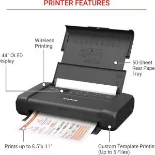 Canon Pixma Tr150 Wireless Mobile Printer: Ideal Portable Printing Solution for Educators, Offering Convenience and Flexibility on the Go