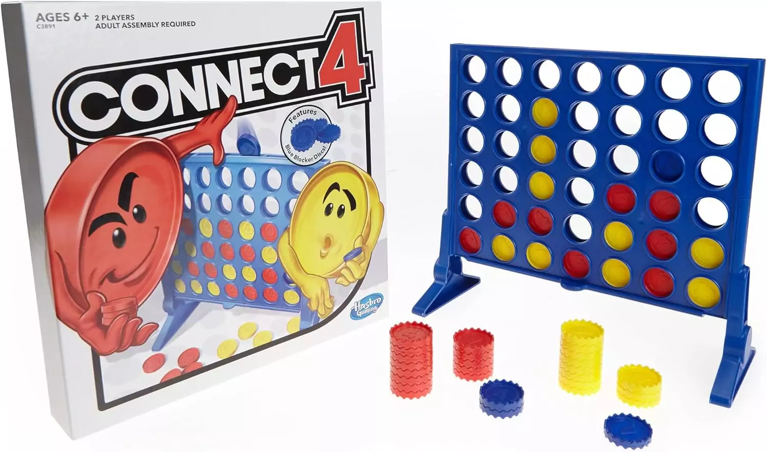 Connect 4 Strategy Game for Kids 6 and Up on Amazon. Enhance learning and engagement with this educational toy, perfect for developing strategic thinking.