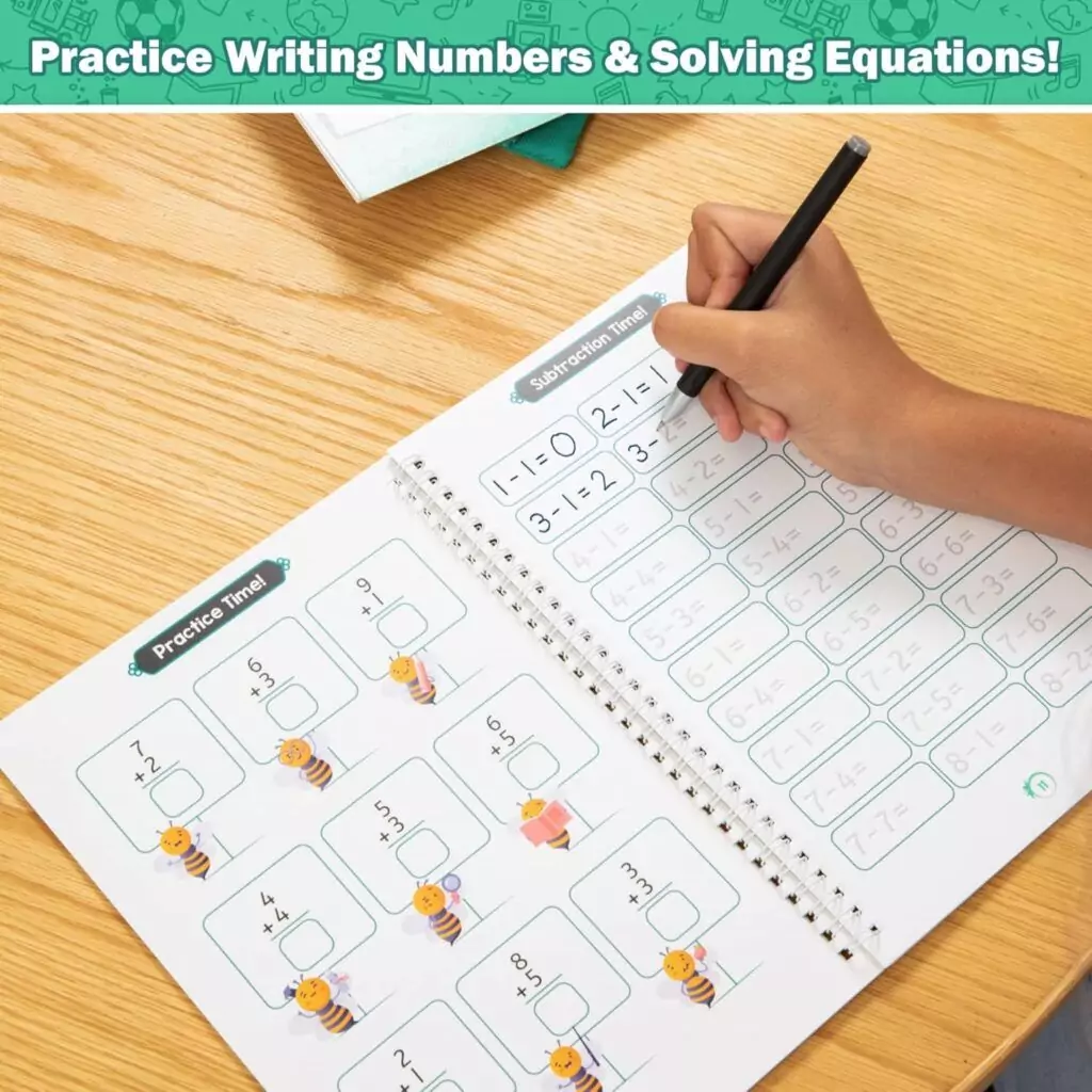 Reusable Handwriting Kit for Kids: Enhance learning with magic ink copybooks designed for fun and effective writing practice and educational engagement.