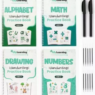 Reusable Creative Learning Handwriting Kit: Magic Ink Copybooks for Kids' Writing Practice and Skill Development with Engaging Activities.