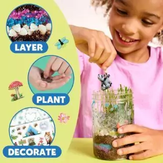 Explore a creative learning terrarium kit designed as an educational science activity for kids aged 6 to 8, fostering curiosity and discovery.