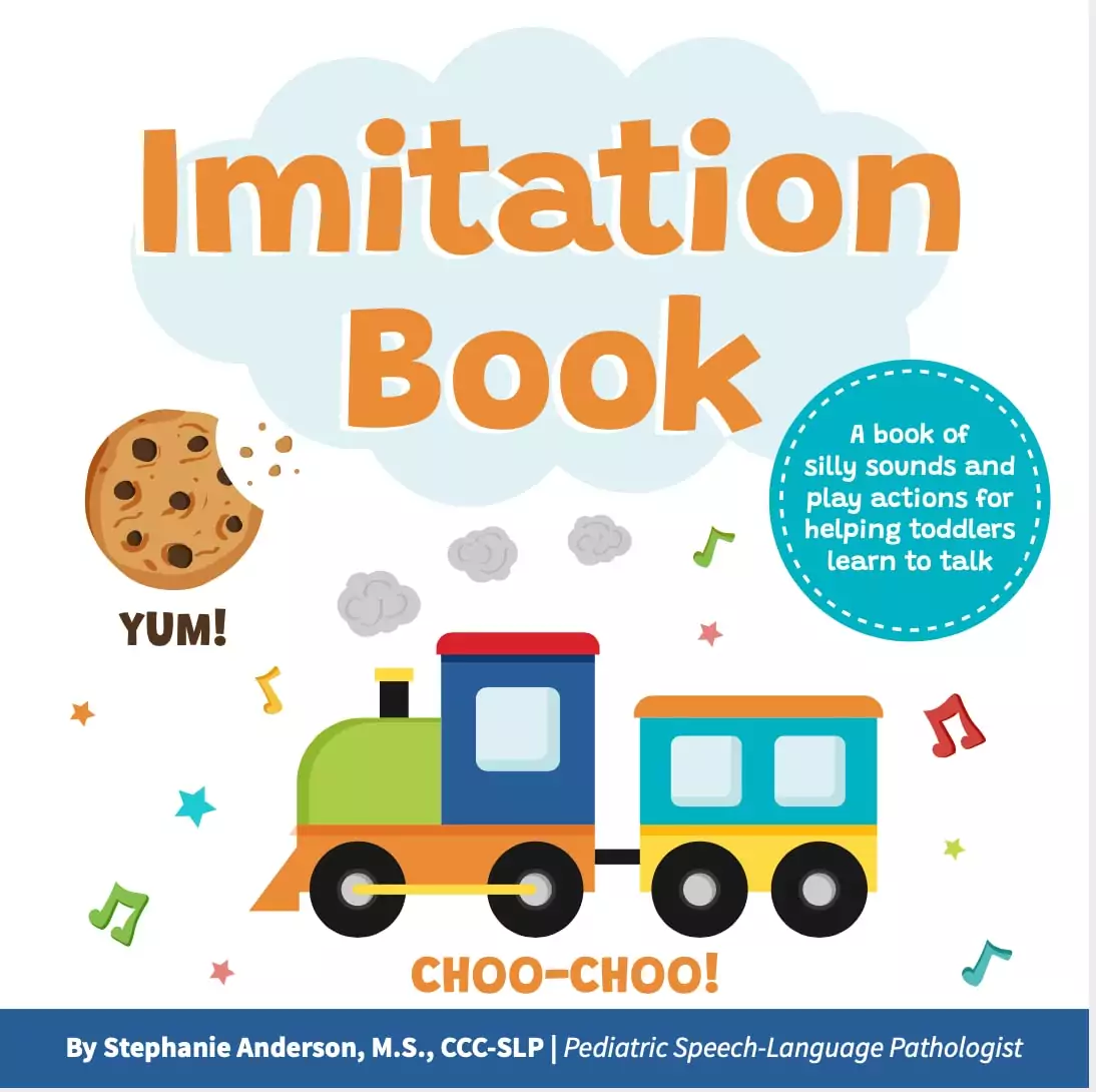 Interactive board book with vibrant illustrations designed to enhance toddler language development and early literacy skills through fun activities.