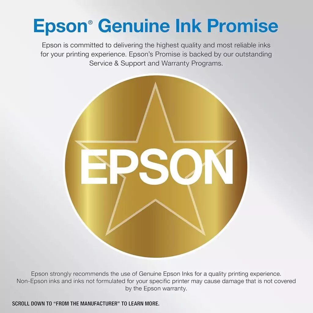 Epson EcoTank ET-2800 Printer: Wireless Color Refillable Ink, Ideal for Educators, Supports Print, Scan, and Copy Functions Efficiently.