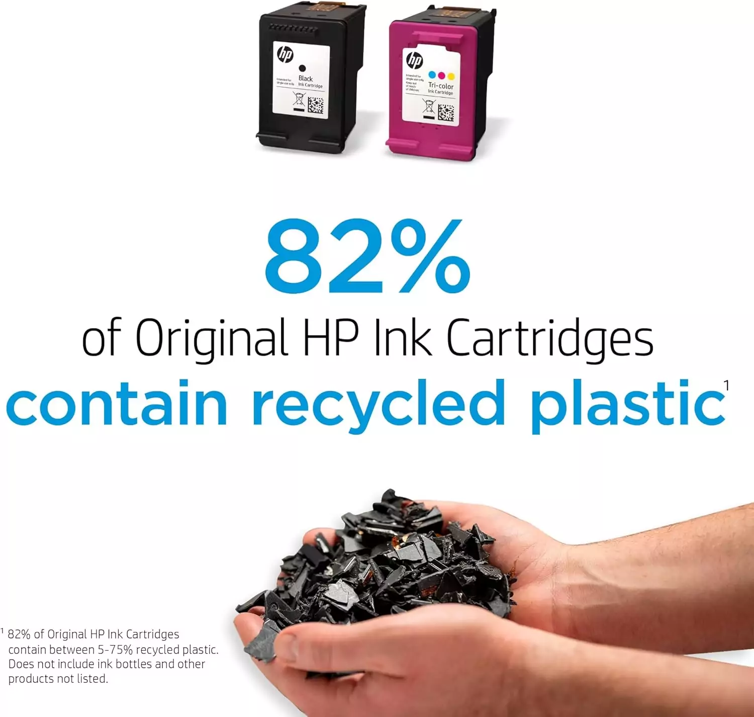 HP 67 Black and Tri-Color Ink Cartridges, 2-Pack, Compatible with DeskJet 1255, 2700, 4100 Series, for Superior Printing Quality.