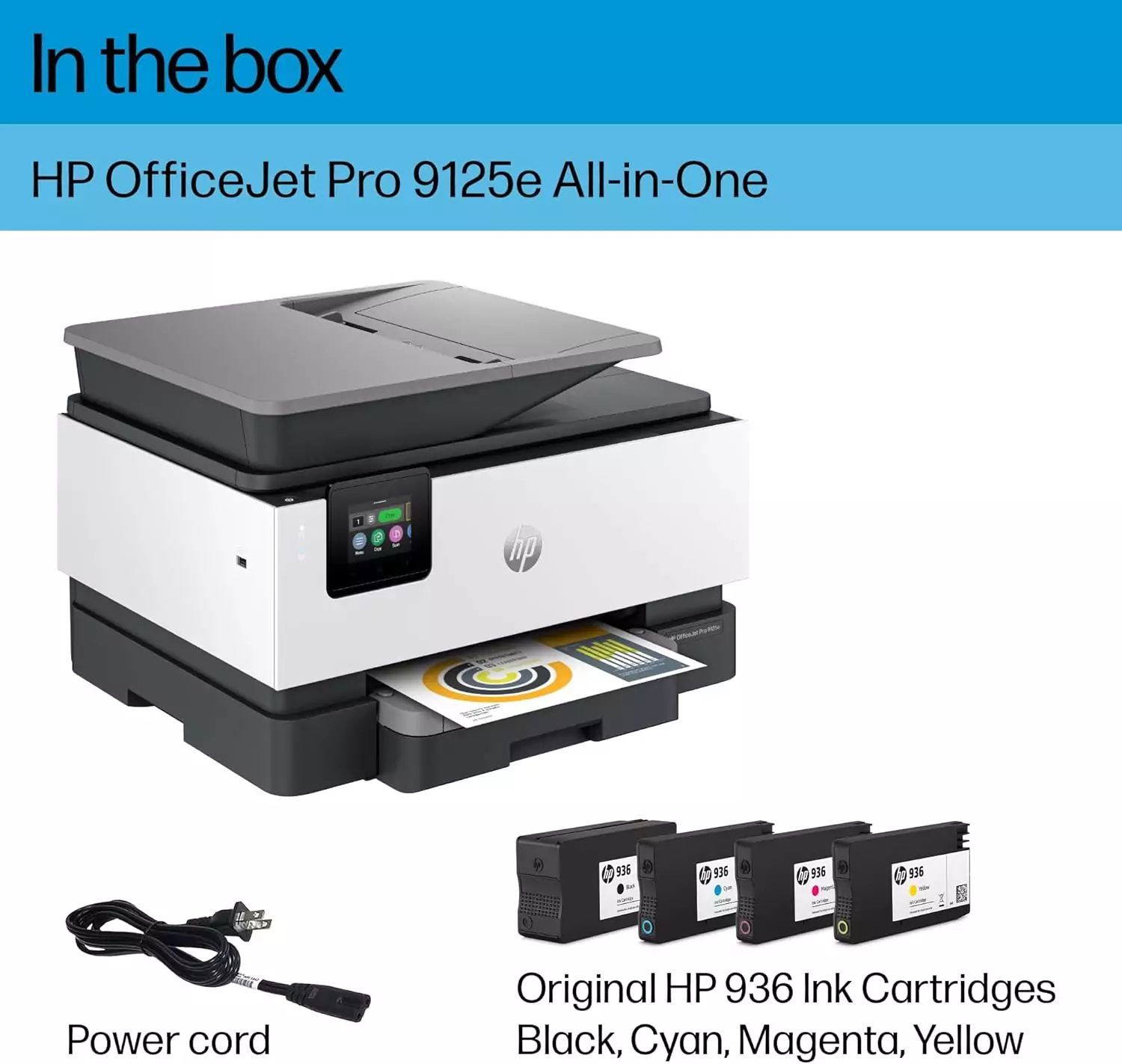 HP OfficeJet Pro 9125e is an all-in-one printer perfect for small businesses and educators, offering print, copy, and scan functionalities for efficient home office setups.