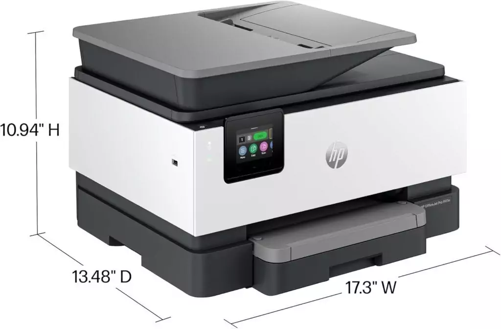 HP OfficeJet Pro 9125e: All-in-One Printer for Small Businesses and Educators, offering versatile print, copy, and scan solutions for efficient workspaces.