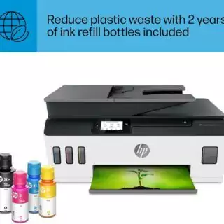 HP Smart Tank Plus 651 Wireless All-In-One Printer is perfect for educators and schools, featuring a 2-year ink supply and an easy setup guide.