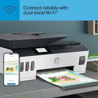 HP Smart Tank Plus 651 Wireless All-In-One Printer: Setup Guide for Educators and Schools, Includes 2 Years of Ink for Cost-Effective Printing Solutions.