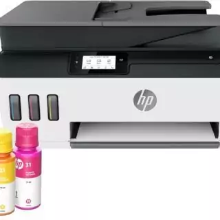 Efficient HP Smart Tank Plus 651 wireless printer setup for educators with a two-year ink supply, perfect for school environments.
