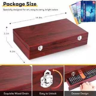 Ibayam 150 Pack Deluxe Kids Art Supplies offers a comprehensive classroom drawing and painting kit, ideal for nurturing creativity and artistic skills.