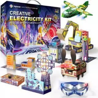 Japace Creative Learning Science Kits: Discover 10 Engaging STEM Projects with Paper Circuits for Ages 8-14. Hands-on activities for young explorers.