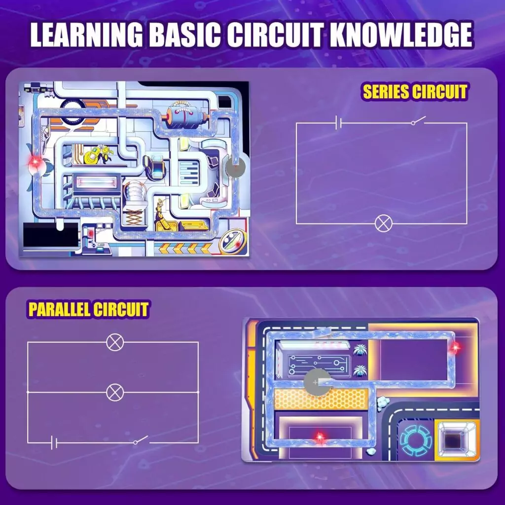 Japace Creative Learning Science Kits offer 10 STEM projects featuring paper circuits for ages 8-14, promoting innovative, hands-on educational experiences.