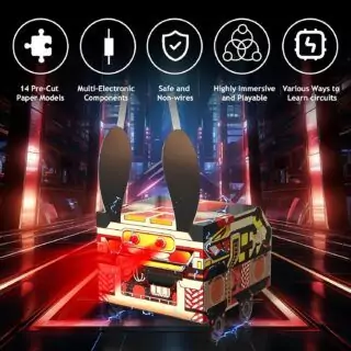 Japace Creative Learning Science Kits: STEM Projects with Paper Circuits for Kids Ages 8-14. Engaging Educational Tools for Hands-On Learning.