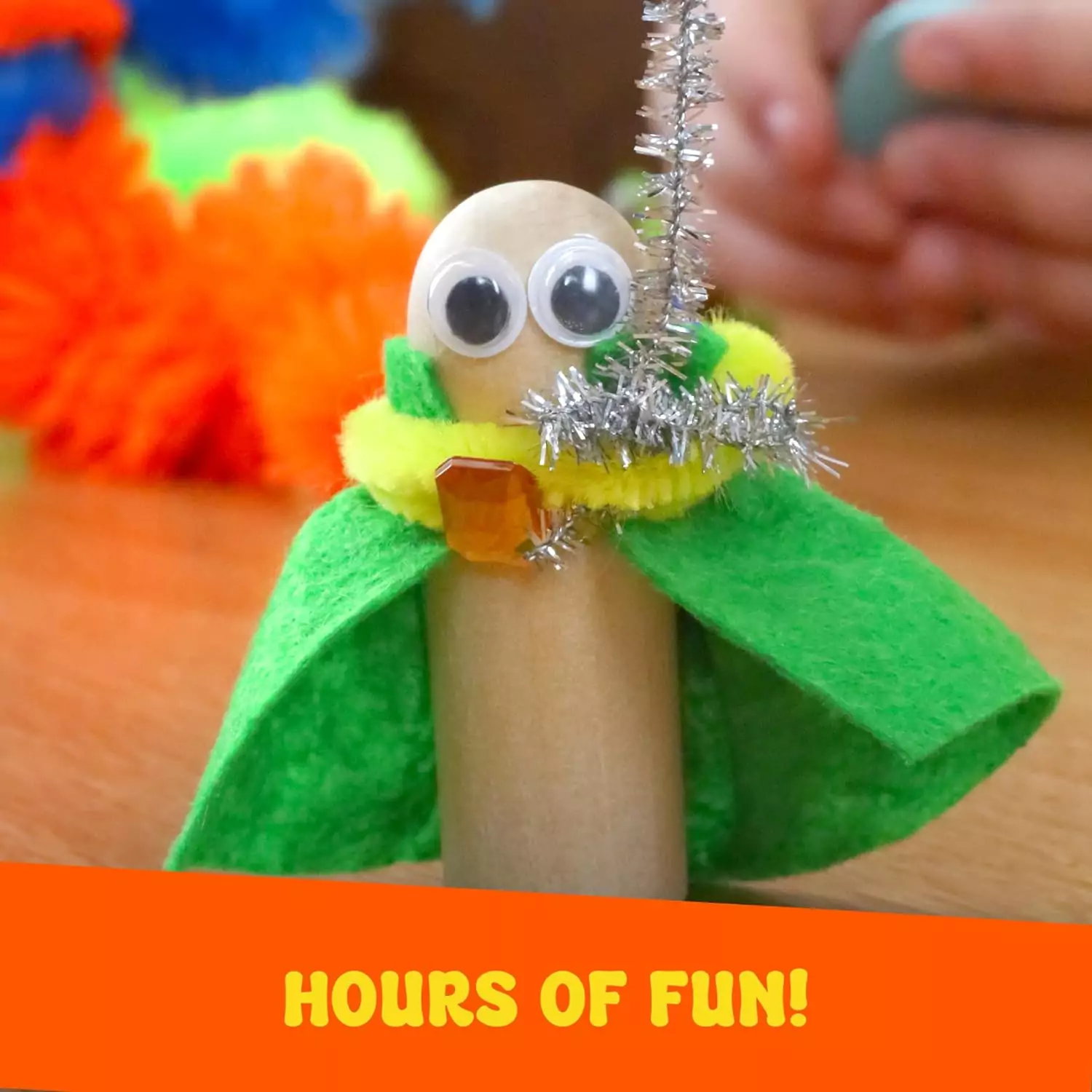 Vibrant Kid Made Modern DIY Craft Kit featuring 1000 pieces for homeschooling. Enhance creative learning with diverse art supplies in bright colors.