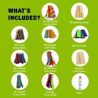 Kid Made Modern DIY Craft Kit offers 1000 pieces of homeschool art supplies, perfect for colorful projects and fostering creative learning for children.